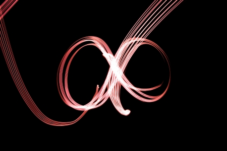 Random Painting with light LEDの写真素材