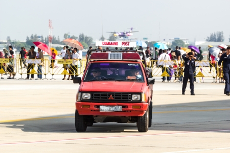 BANGKOK - MARCH 23:Breitling Jet Team Under The Royal Sky Breitling Team and Rayal Thai Air Force...