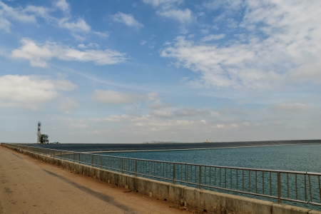 Lam Ta Khong Hydropower Plant  is located between Sikhio district and Pak Chong district, in Nakhon Ratchasima province.の写真素材