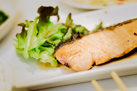 Grilled Salmon Steak