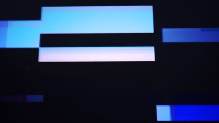 Lost signal VHS glitches and static noise color background with light TV and monitor static lines...