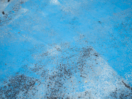 Artistic blue surface urban setting abstract photography textured environment close-up view creative concept for seo impactの写真素材