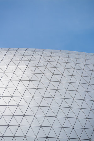 Modern architectural design urban landscape abstract structure contemporary environment aerial perspective innovative conceptsの写真素材