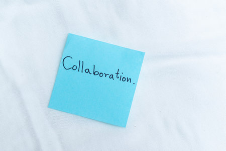 Enhancing business collaboration office workspace visual strategy modern environment productive viewpoint team engagement conceptの写真素材