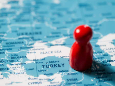 Turkey's geographic landscape a travel guide and educational resource in aerial viewsの写真素材