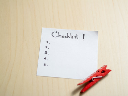 Organizing your life essential checklist tips for home and office environmentsの写真素材