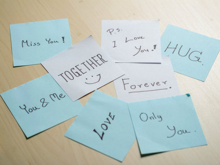 Emotional love notes a collection of togetherness for personal spaces