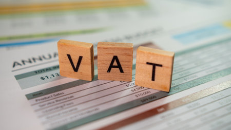 Understanding business vat regulations financial reports analysis office informative insightsの写真素材