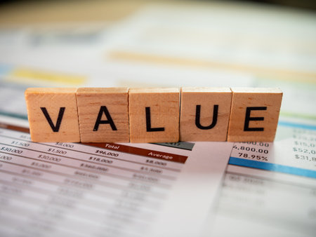 Corporate financial report insightful business value analysis in a professional setting