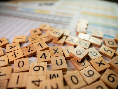 Business calculations in action analyzing data trends using tools and strategies for successの写真素材