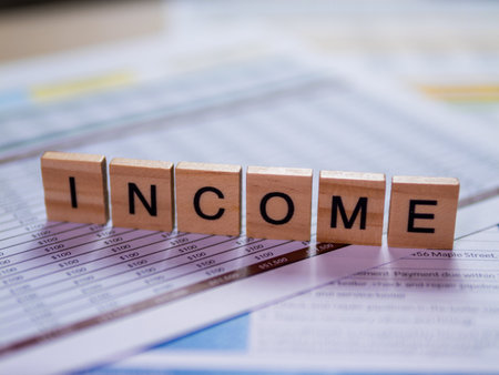 Explore income analysis to enhance business strategy through detailed financial insights.の写真素材