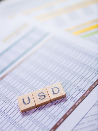 Explore how USD transactions impact financial reporting in business settings.の写真素材