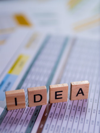 Explore creative business ideas through engaging visuals in a focused workspace fostering...