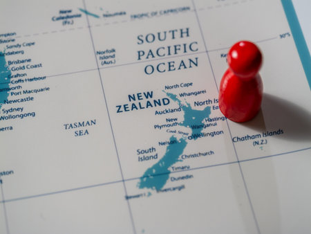 Exploring new zealand's south pacific aerial travel map and navigation insights