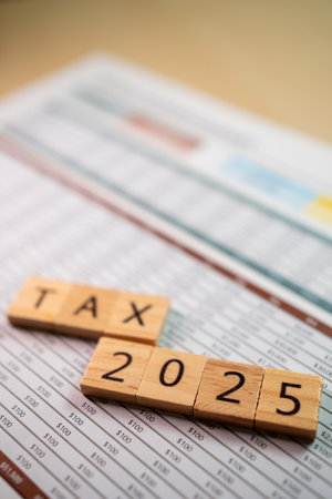 Tax planning for business in 2025 strategies for success in a changing yearの写真素材