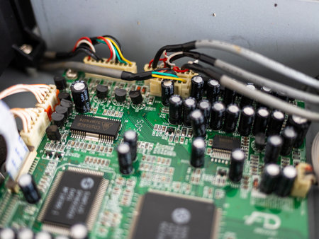Explore the intricate assembly of a circuit board showcasing advanced electronics.