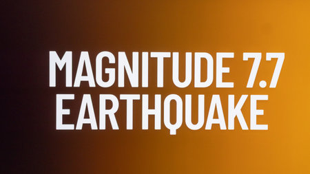 A powerful earthquake measuring 7.7 hits leading to significant devastation and emergency responses.