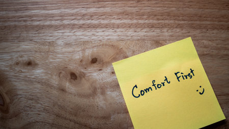 A personal note emphasizing the importance of comfort in everyday life.