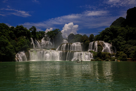 Detian waterfallの写真素材