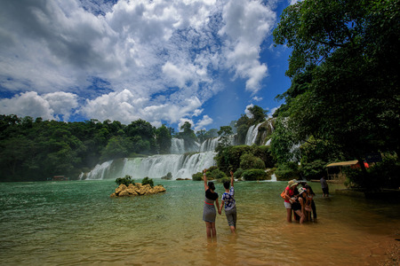 Detian waterfallのeditorial素材