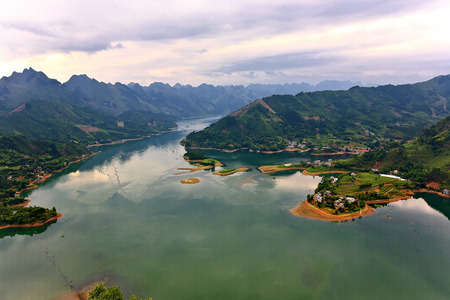 Big Red River sceneryの写真素材