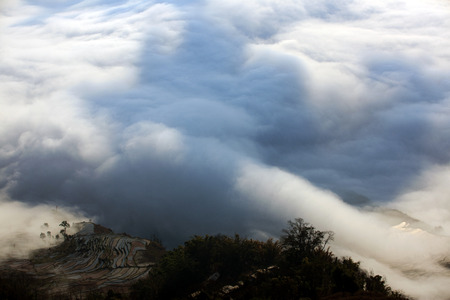clouds waveの写真素材