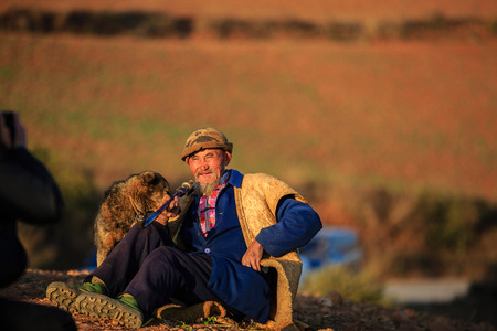 Portrait in Kunming, Yunnanのeditorial素材
