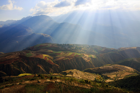 Dongchuan Red Land at Yunnan province