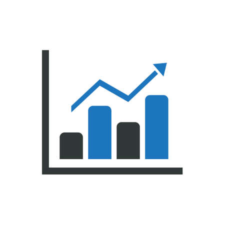 Bar chart iconのイラスト素材