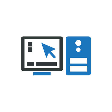Computer iconのイラスト素材