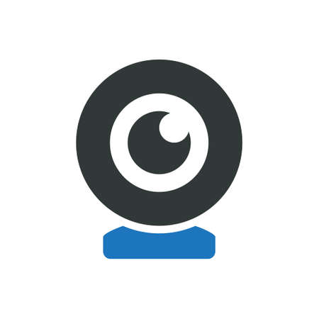Webcam iconのイラスト素材