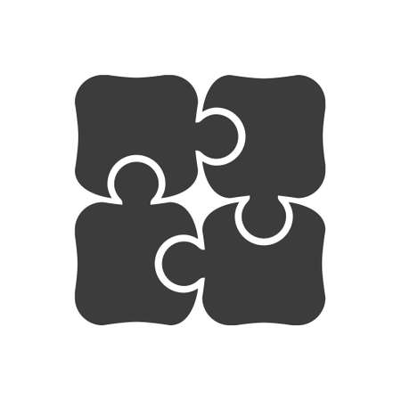 Jigsaw puzzle iconのイラスト素材