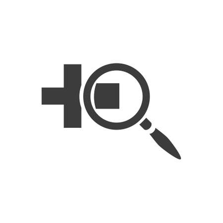 Zoom in iconのイラスト素材