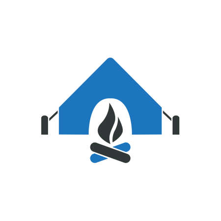 Tent iconのイラスト素材