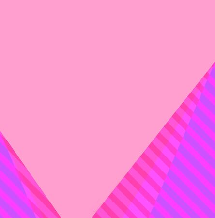 pink with purple stripes and light pink plain background and copy space.の写真素材