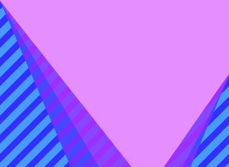 blue with purple stripes and light purple plain background and copy space.の写真素材