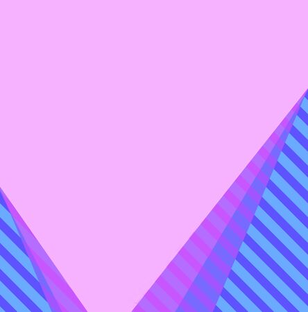 blue with purple stripes and light purple plain background and copy space.の写真素材