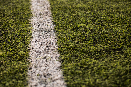 green grass pattern for football sport, Football field, soccer field, team sport texture. White...