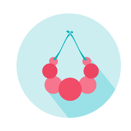 Beads for woman  icon. Beauty and accessoiresの写真素材