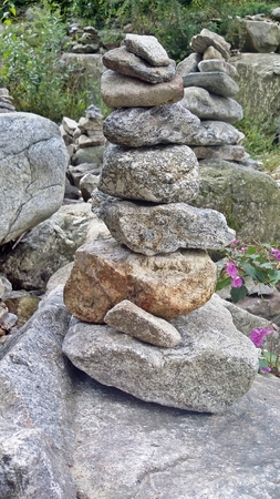 Small stone tower