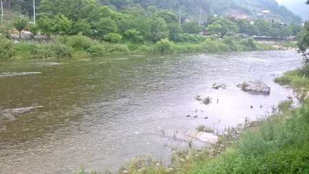 Secluded valley. Gapyeong, Koreaの写真素材