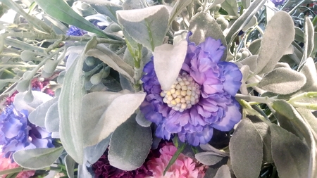 Close-up artificial flowerの写真素材
