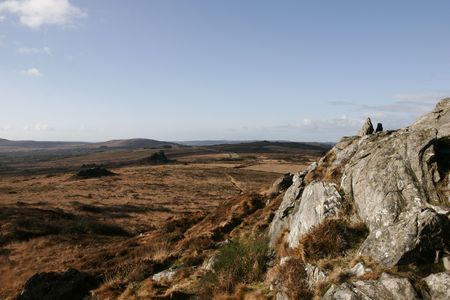landscape in brittanyの写真素材