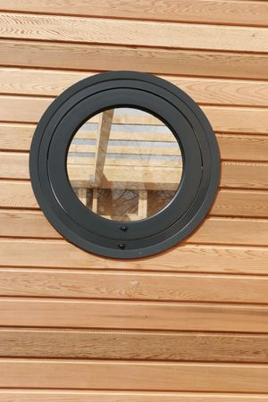 it is a part of a wood house