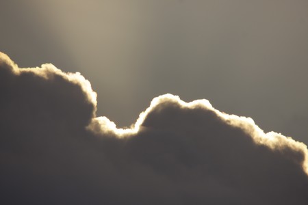 cloudscape at the morning when the sun appeart