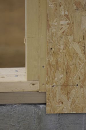 construction of a wooden house
