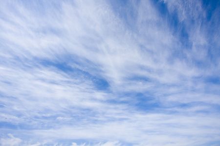 a blue sky for background