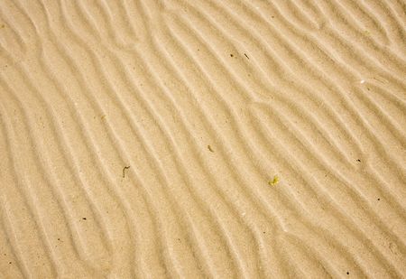 some waves in the sand