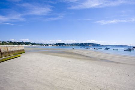 view of camaret, in brittanyの写真素材
