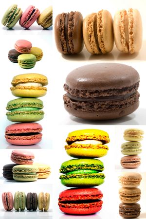 french macaron, the famous pastryの写真素材